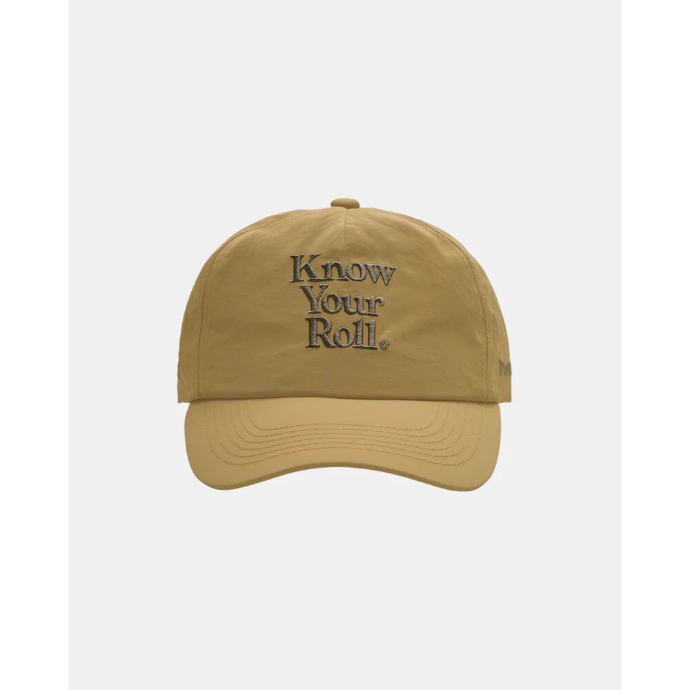 PUTTWELL nwt Know Your Roll Cap adjustable tan embroidered hat golf golfing